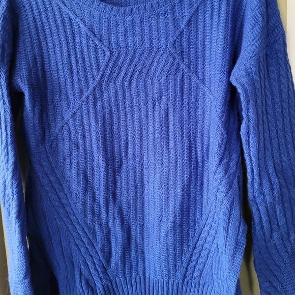 Blue Knit Sweater - Picture 3 of 4